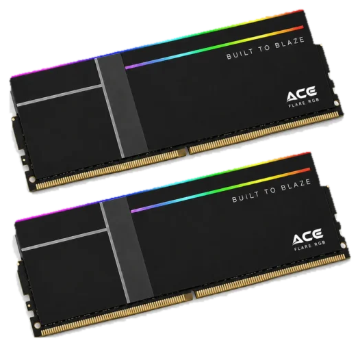 ACE Flare RGB DDR5 32GB (2×16GB) 7200MT/s CL34