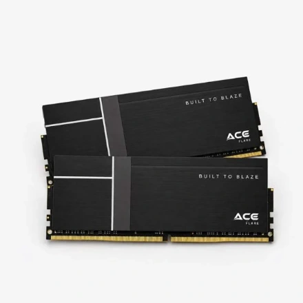 ACE Flare DDR5 32GB (2×16GB) 6000MT/s CL38 Non-RGB — Black